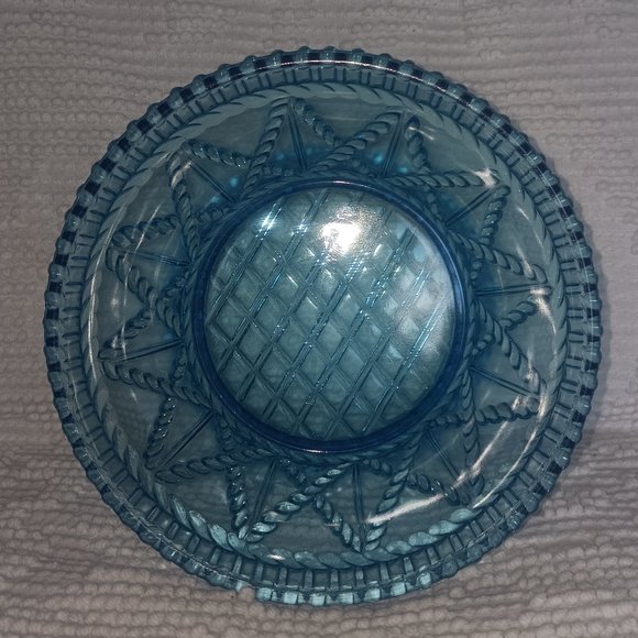 A Vintage Blue Candy/Nut Bowl - Picture 3 of 5